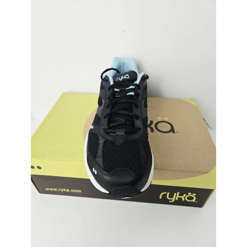 Ryka Womens Shoes NEW size 11W black blue athletic shoes 747344